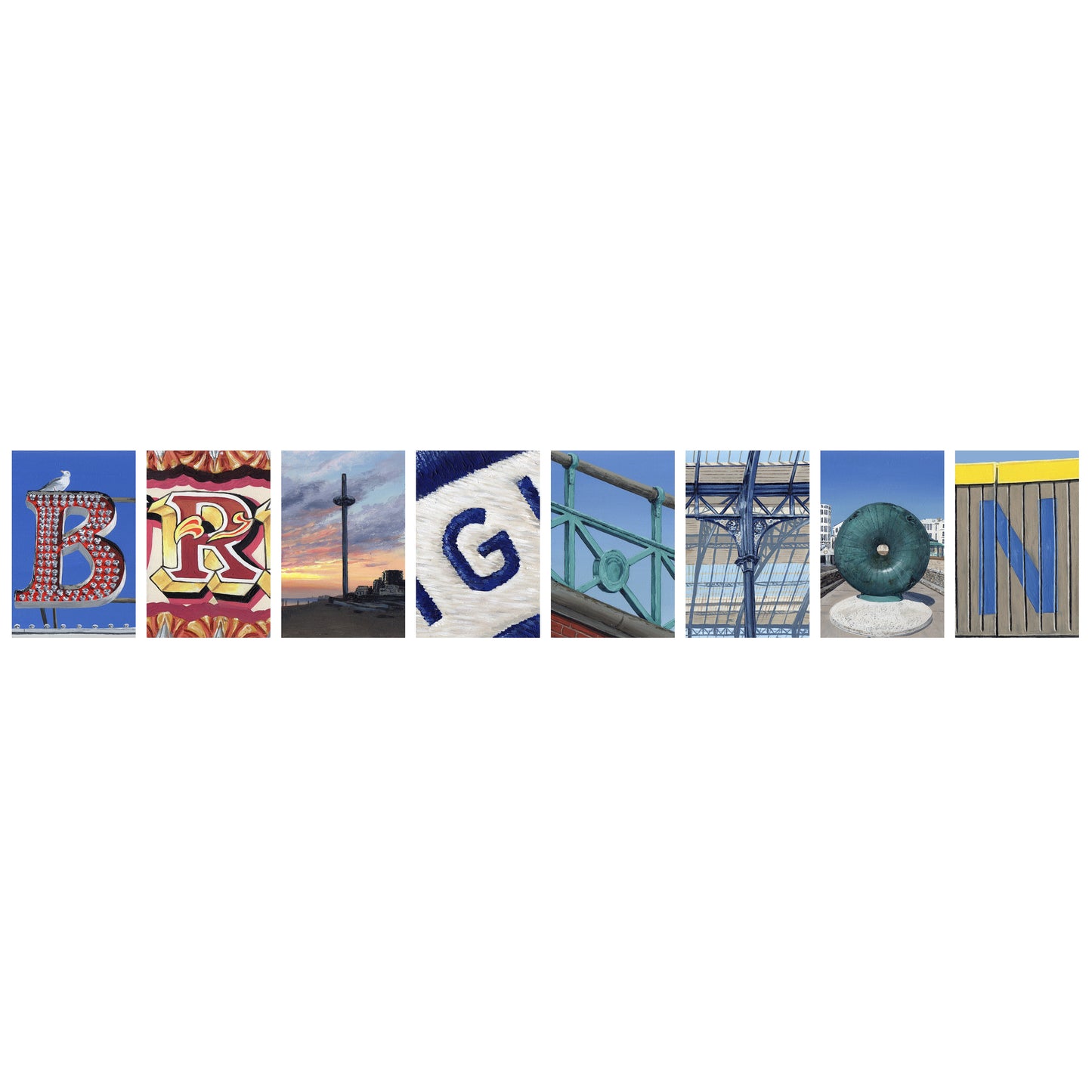 B.R.I.G.H.T.O.N. Again Print