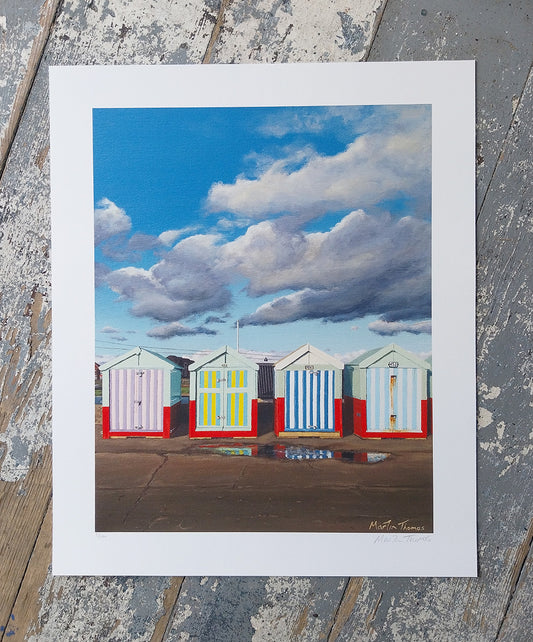 Beach Huts in Hove No.2 print
