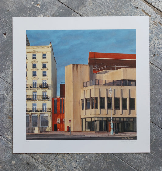 The Golden Hour of Architecture Print