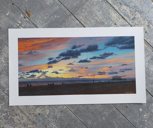 Winter Sunset No.4 Print