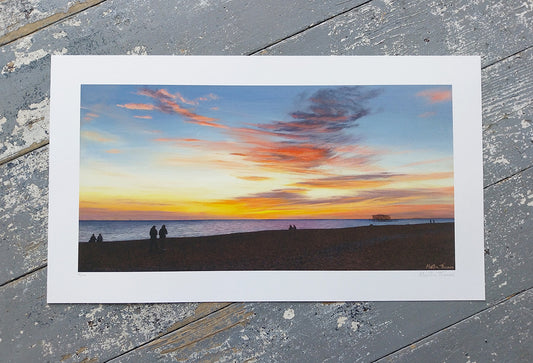 Winter Sunset No.6 Print
