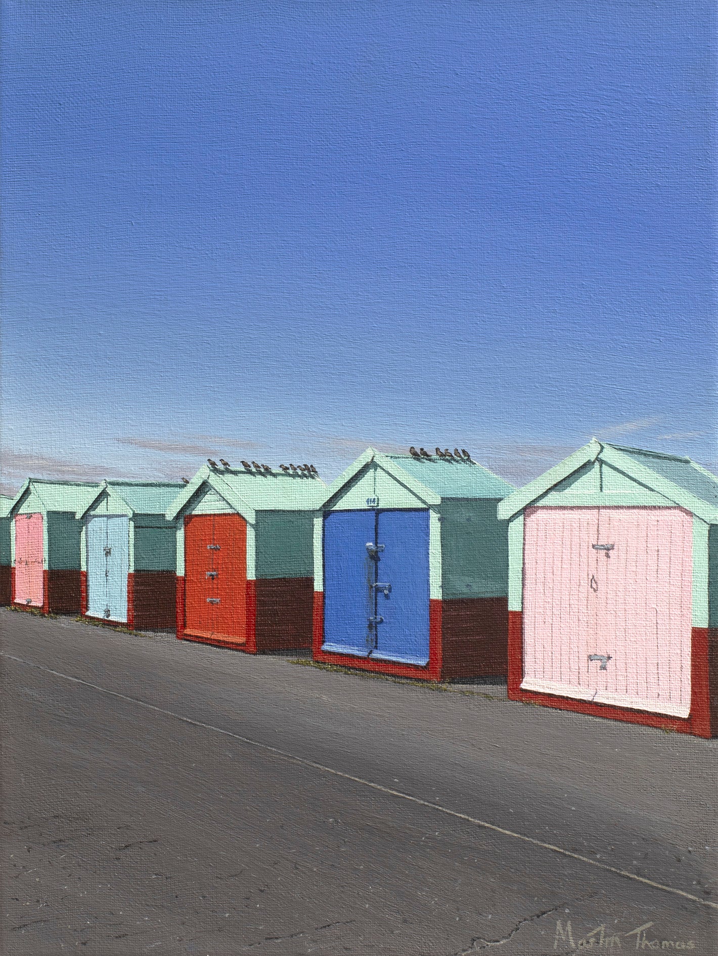 Beach Huts in Hove print